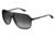Carrera 6016/S Single Vision Prescription Sunglasses CA6016S-0D28-IC-6211 - Frame Color Shiny Black, Lens Diameter 62 mm