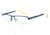 Carrera 6631 Progressive Prescription Eyeglasses CA6631-05R1-5417 - Semi Matte Blue Frame, Lens Diameter 54mm, Distance Between Lenses 17mm