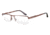 Carrera 6631 Progressive Prescription Eyeglasses CA6631-0J8P-5417 - Semi Matte Brown Frame, Lens Diameter 54mm, Distance Between Lenses 17mm