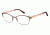 Carrera 6649 Eyeglass Frames CA6649-0T2Q-5518 - Brown-Peach Frame, Lens Diameter 55mm, Distance Between Lenses 18mm