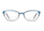 Carrera 6649 Eyeglass Frames CA6649-0SQZ-5518 - Teal Turquoise Frame, Lens Diameter 55mm, Distance Between Lenses 18mm