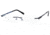 Carrera 7544 Eyeglass Frames CA7544-0DN1-5117 - Satin / Black / Blue Frame, Lens Diameter 51mm, Distance Between Lenses 17mm