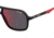 Carrera 8035/SE Sunglasses, Matte Black Frame, Red Mirror Lens, 716736231297