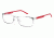 Carrera 8815 Single Vision Prescription Eyeglasses CA8815-0PMZ-5517 - Matte Rut Red Frame, Lens Diameter 55mm, Distance Between Lenses 17mm