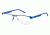 Carrera 8817 Eyeglass Frames CA8817-0PNG-5617 - Matte Blue Frame, Lens Diameter 56mm, Distance Between Lenses 17mm
