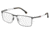 Carrera 8831 Prescription Eyeglasses CA8831-0R80-5518 - Semi Matte Dark Ruthenium Frame, Lens Diameter 55mm, Distance Between Lenses 18mm