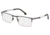 Carrera 8832 Bifocal Prescription Eyeglasses CA8832-0R80-5519 - Semi Matte Dark Ruthenium Frame, Lens Diameter 55mm, Distance Between Lenses 19mm