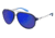 Carrera 96/S Progressive Prescription Sunglasses CA96S-0QZT-XT-5816 - Lens Diameter 58 mm, Frame Color Blue Ruthenium