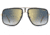 Carrera CA Glory II Sunglasses, Gold Copper Frame, Blue Shaded Lens with gold-tone mirrored coating, 716736299198