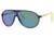 Carrera Champion/S Sunglasses CHAMPIS-0CFL-Z9-6212 - Transparent Blue Frame, Black Mirror Lenses, Lens Diameter 62mm, Distance Between Lenses 12mm