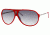 Carrera Hot/S Progressive Prescription Sunglasses HOTS-06DC-7V-6411 - Lens Diameter 64 mm, Frame Color Red White / Palladium