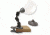 Carson Attach-A-Mag 2x Rimless Flexible Magnifier with Clip-on &amp; Magnetic Base Stands AM-16