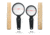 Carson MagniView 2x Hand Magnifier with 4.5x Spot Lens, Black DS-36