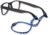 Carson Optical Paracord Eyewear Retainers, Blue/Black/White, EX-50BUB