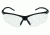 Champion Ballistic Half Frame Flex Wire Temples, Smoke Mirrored Lens, Black/Smoke 40660