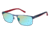 Champion Eyes FL6004 Sunglasses - Frame MATTE NAVY/RED, Lens Color Navy Flash, Size 58/18mm CUFL600401