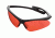 Champion Shooting Glasses with Open Frame, Rose Lenses 40603
