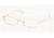 Chaps CP2022 SV Prescription Eyeglasses Gold Frame / 51 mm Prescription Lenses, 106-5117