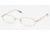 Chaps CP2054 Bifocal Eyeglasses - Gold Demo Lens Frame / 52 mm Prescription Lenses, 106-5220