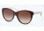 Coach AUDREY L539 HC8064F Sunglasses 512013-54 - Dark Tortoise Frame, Brown Gradient Lenses