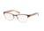Coach HC5067 Eyeglass Frames 9235-51 - Satin Burg Light Gold/Crys Cherry