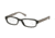 Coach HC6083F Eyeglass Frames 5354-52 - Black/Dark Grey Crystal Frame