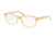 Coach HC6095F Eyeglass Frames 5423-54 - Ivory Horn Frame