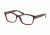 Coach HC6116F Single Vision Prescription Eyeglasses 5509-54 - Oxblood Frame, Demo Lenses