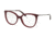 Coach HC6125F Eyeglass Frames 5509-53 - Solid Oxblood Frame