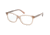 Coach HC6143 Eyeglass Frames 5561-52 - Transparent Champagne
