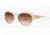 Coach L021 PAYTON HC8010B Sunglasses 500513-5716 - Ivory/Cream Brown Gradient