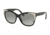 Coach L1043 HC8244 Sunglasses 500211-56 - Black Solid Frame, Grey Gradient Lenses