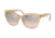 Coach L1043 HC8244 Sunglasses 55238Z-56 - Milky Pink Champagne Frame, Silver Pink Gradient Flash Lenses