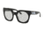 Coach L1048 HC8250F Sunglasses 500287-51 - Black Solid Frame, Light Grey Solid Lenses