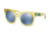 Coach L1048 HC8250F Sunglasses 55241U-51 - Yellow Trans Frame, Light Blue Solid Lenses