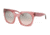 Coach L1048 HC8250F Sunglasses 55278Z-51 - Trans Pink Frame, Silver Pink Gradient Flash Lenses