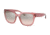 Coach L1050 HC8249F Bifocal Prescription Sunglasses HC8249F-55278Z-53 - Lens Diameter 53 mm, Frame Color Trans Pink