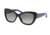 Coach L120 HC8143B Sunglasses 528211-55 - Black Frame, Grey Gradient Lenses