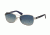 Coach L129 HC7054 Sunglasses 91384L-56 - Silver Navy Frame, Blue Gradient Lenses