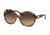 Coach L132 HC8149 Sunglasses 532513-58 - Snow Leopard Tortoise/Dk Brown Frame, Dark Brown Gradient Lenses
