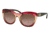 Coach L134 HC8151 Sunglasses 533314-54 - , Brown Rose Gradient Lenses