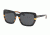 Coach L1654 HC8217 Sunglasses 544387-57 - Black Tort Gltr Varsity Stripe Frame, Dark Grey Solid Lenses