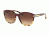 Coach L554 HC8140F Sunglasses 543713-55 - Burgundy Tortoise/Tortoise Frame, Brown Gradient Lenses