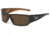 Coleman Grizzly Sunglasses, Shiny Dark Brown Frame, Brown Lens Lens, Polarized, C6030-C2