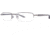 Columbia Cliff Lake 131 Single Vision Prescription Eyeglasses - Frame Brushed Silver/Grey, Size 52/19mm CBCLIFFLAKE13102
