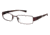 Columbia Ely Single Vision Prescription Eyeglasses - Frame Matte Brown/Black, Size 53/18mm CBELY02