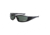 CrossFire Garrison Safety Glasses - Crystal Black/Blue Green - Polarized, One Size XFGR-107PC