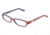 D&G DD1178 Progressive Eyeglasses Top Red/White/Blue Frame / 50 mm Prescription Lenses, 1566-5016