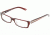 D&amp;G DD1167 SV Prescription Eyeglasses - Bordeaux On Transparent Frame / 51 mm Prescription Lenses, 973-5116