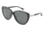 D&amp;G DD3079 Sunglasses 501/87-5715 - Black Frame, Gray Lenses